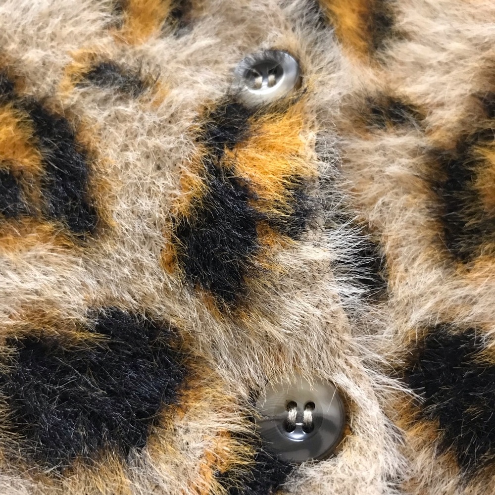 Forever 21 Cream and Brown Fuzzy Sweater - Picture 9 of 10